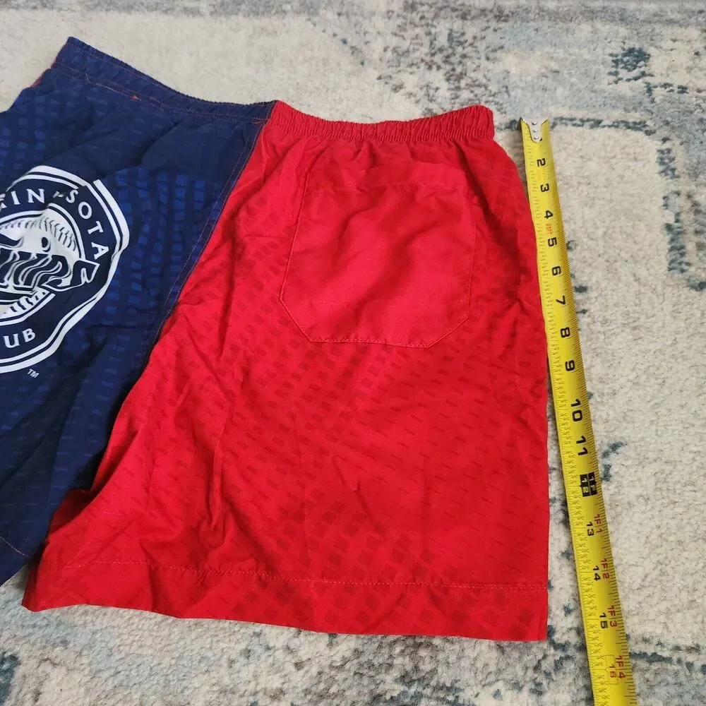 Minnesota Twins Swim Trunks Mens Large w/ Lining MLB Major Club Red Blue
